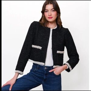 Hutch black and pearl Leva Jacket NWT Size XL